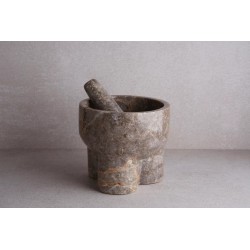 Marble Mortar & Pestle-Grey（大理石研杵-灰色）